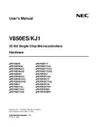 Datasheet UPD703216A производства NEC